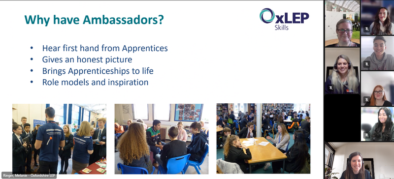 OxLEP apprenticeship ambassador information